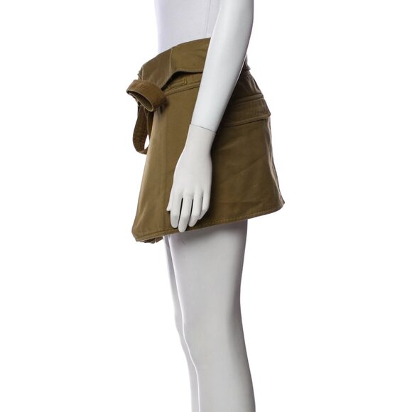 Isabel Marant Olive Green Mini Skirt (US 6) - Picture 2 of 3